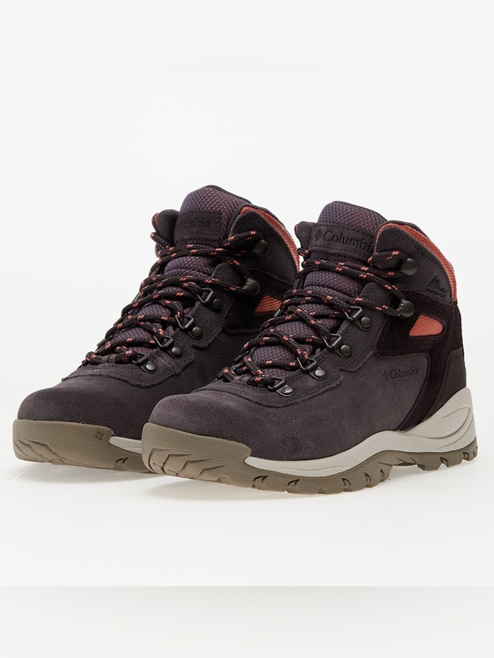 Columbia Womens Newton Ridge Plus Amped Hiking Boots In Timber Cinder New